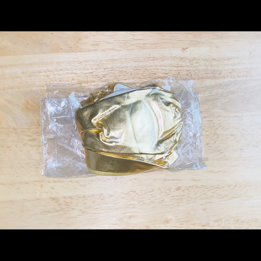 🔥Last One🔥 NWT Shein: Small Sexy Strapless Gold Bikini Set - Picture 6 of 6
